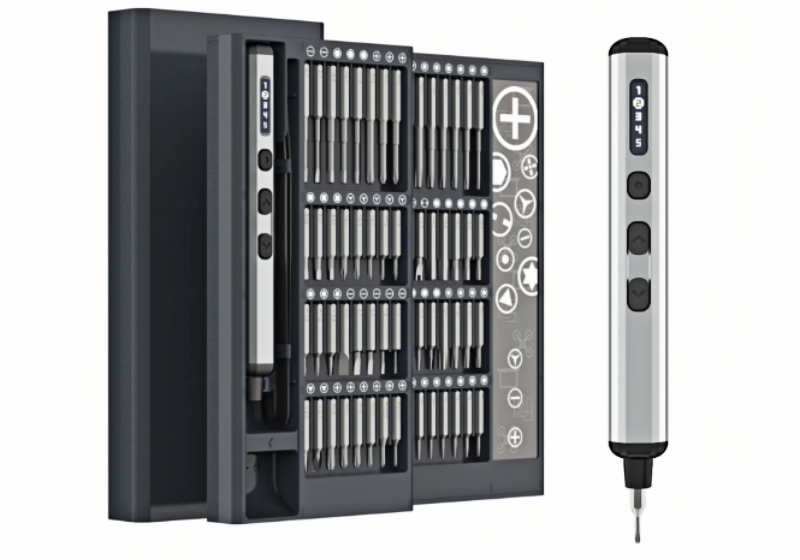 Small precision electric screwdriver set