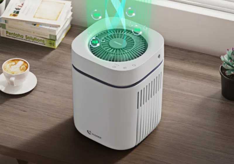 Pure cold evaporation fog free humidifier