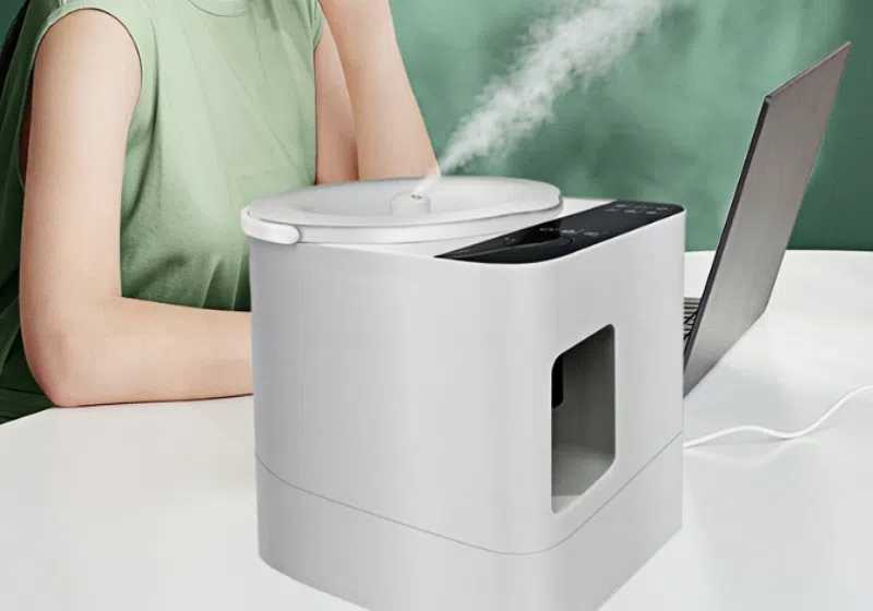 Double spray water intelligent humidifier