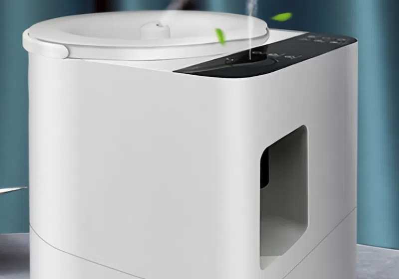 Double spray water intelligent humidifier