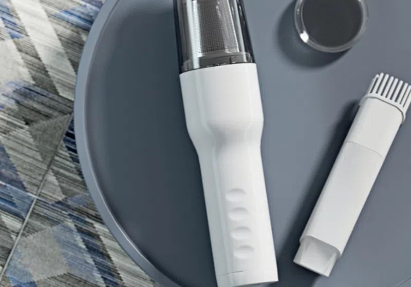 Small portable car vacuum cleaner