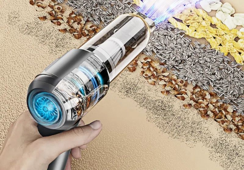 Wireless charging car vacuum cleaner