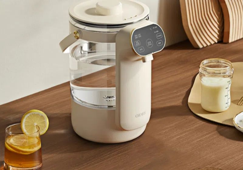 Thermostatic household kettle