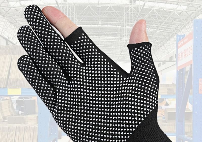Fishing anti slip gloves, summer exposed road gloves
