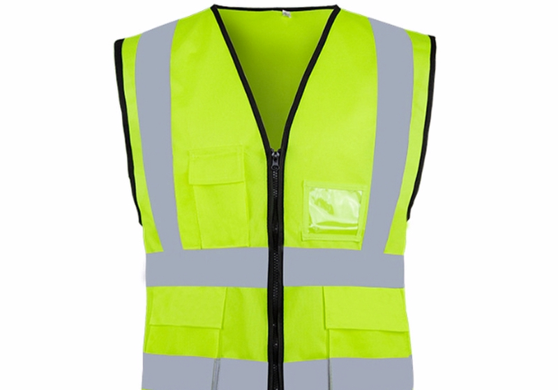 Supply: Reflective vest straps with multiple pockets for construction sanitation clothing