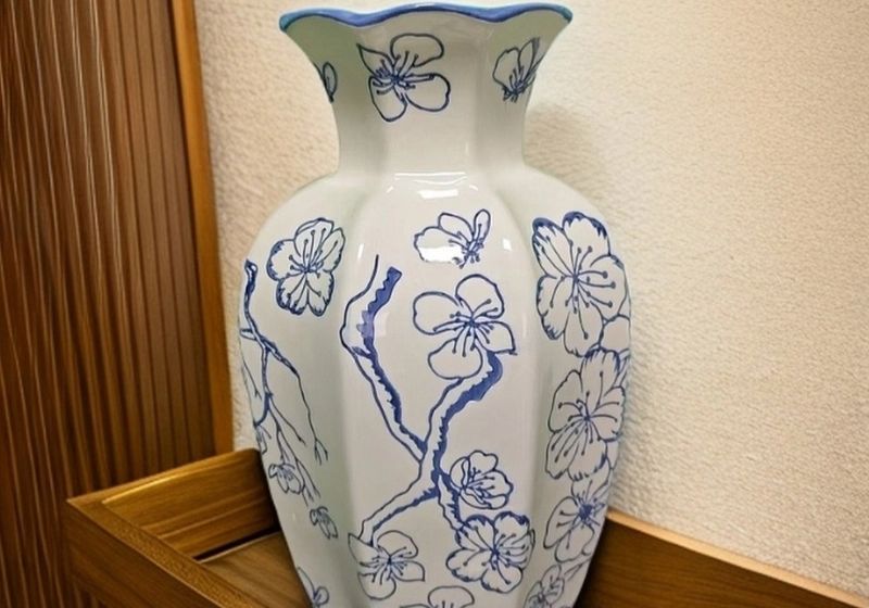 New Chinese style ceramic vase decoration