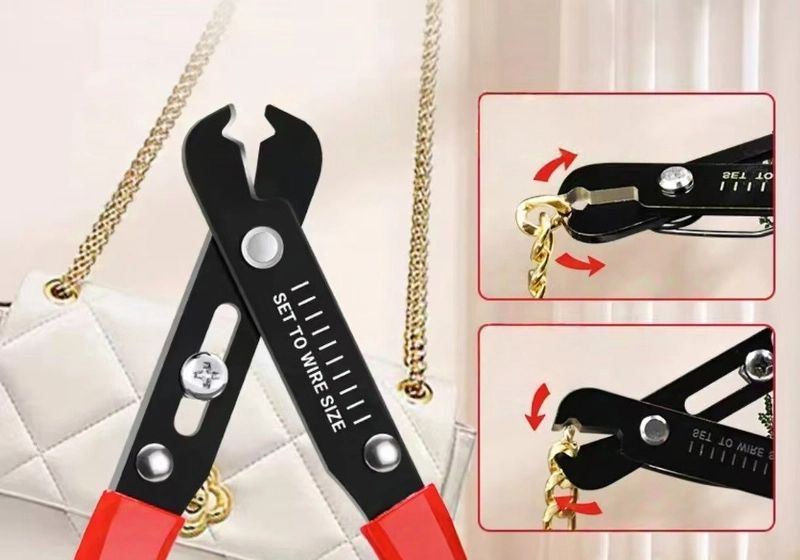 Wire stripping pliers