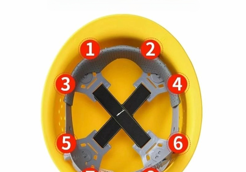 Breathable safety helmet