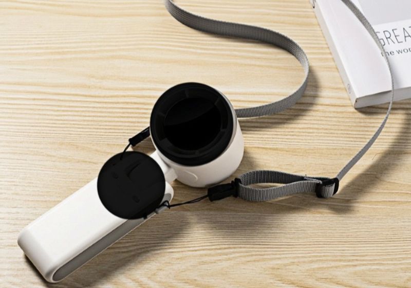 Silent folding fan