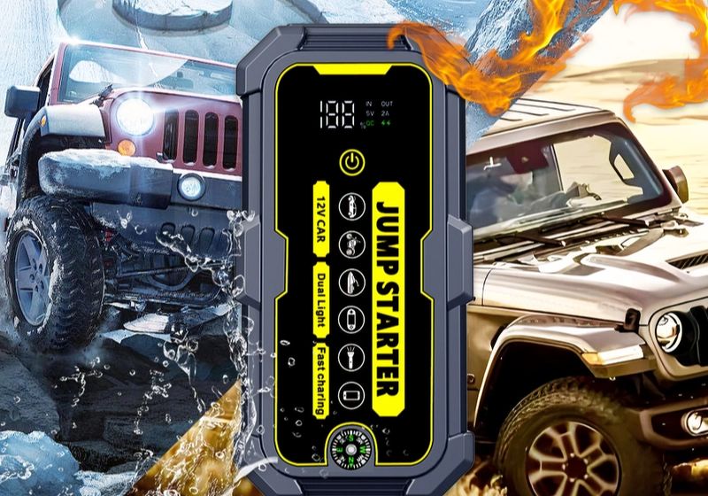 Portable emergency starting power supply for automobiles