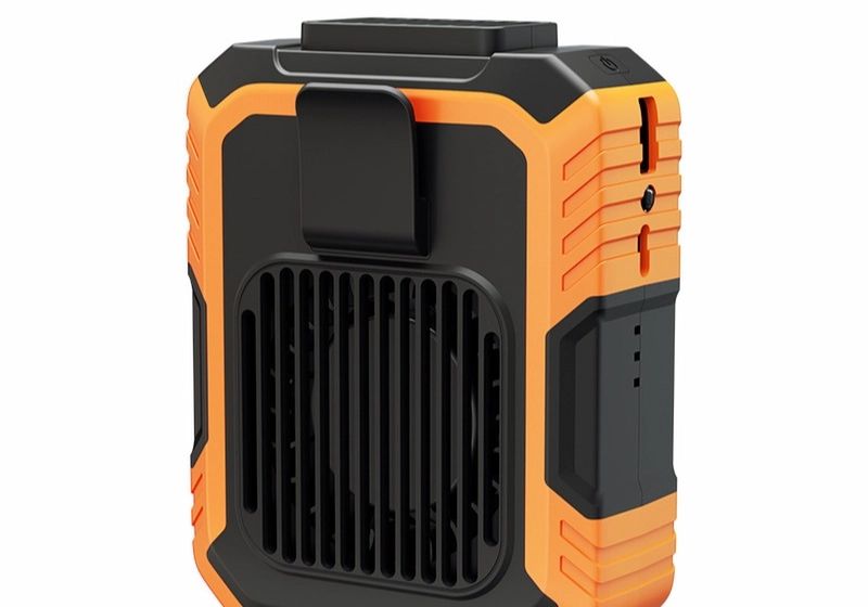 Outdoor waist hanging cooling small fan